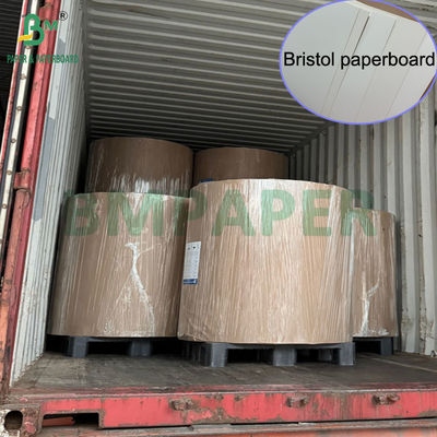300gsm 350gsm 400gsm Lớp phủ 1 mặt Bristol Paper Board cho hộp gấp 22,5 " × 28,5 "