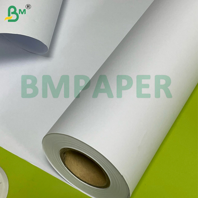 Giấy vẽ CAD 80gsm 610*50m Trắng không tráng, thấm mực tốt