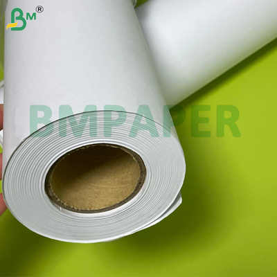 Giấy vẽ CAD 80gsm 610*50m Trắng không tráng, thấm mực tốt