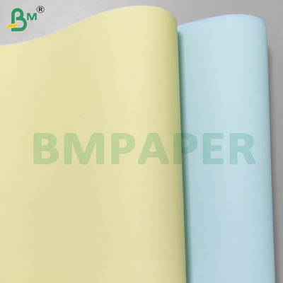 75Gsm Hình ảnh màu đen / xanh lá cây Vòng giấy sao chép không cacbon cho biên lai
