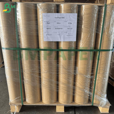 75g 95g Natural Kraft Paper Rolls for Envelopes Document Folder