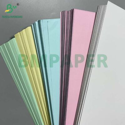 60gr CB White 53gr CFB Yellow 57gr CF Pink NCR Paper In Roll 9.5inch