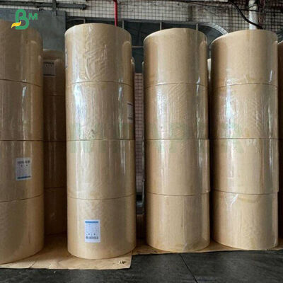 Giấy Kraft tre tráng PE 250gsm không tẩy trắng dùng cho ly giấy