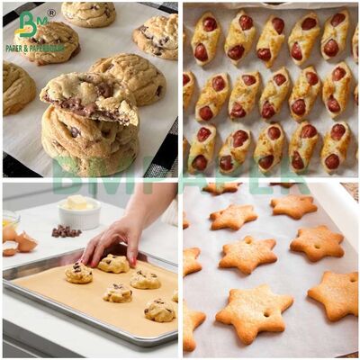 35gsm 40gsm Chất chống mỡ Chất chống dính giấy da cho lò dùng