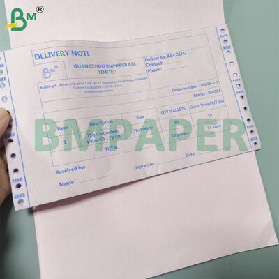 Giấy không carbon 20lb thông thường 8.5" X 11" Giấy NCR nhiều màu