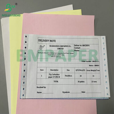 Giấy than không carbon cao cấp, độ tương phản cao, hình ảnh xanh, định lượng 48gsm và 75gsm cho bản sao rõ nét