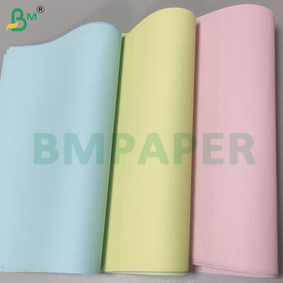 75gsm 55gsm Black/Blue Image Custom Roll Width NCR Paper Rolls