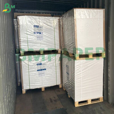 Giấy bìa trắng trơn có thể in được cho thẻ bài sở thích độ bóng cao