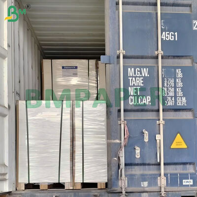 Giấy bọc hình nón kem trắng loại thực phẩm giấy cơ sở cho tay áo / bao bì hình nón