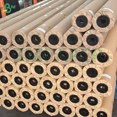 80g 70g Giấy kraft nâu đục lỗ 72 inch 90 inch x 100m cuộn
