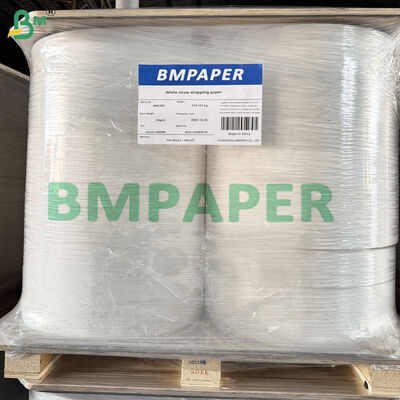Giấy cuộn thuốc lá có gân Chiều rộng 30 mm Giấy gói thuốc lá công nghiệp màu trắng 25gsm