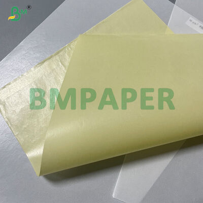 Nhãn dán màu vàng silicone phủ nhãn giấy thủy tinh Jumbo Rolls