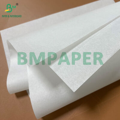 Mượt tốt 40GSM Jumbo Roll giấy chống mỡ màu trắng để bọc bánh sandwich