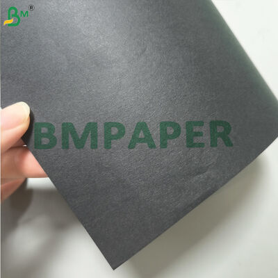 Xếp hạng thực phẩm 80g 90g Bảng giấy Kraft đen Bảng giấy bột Virgin FDA phù hợp Bảng giấy bọc tái chế