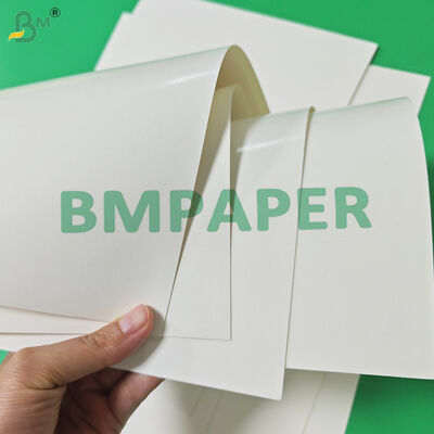 300gm + 15g PE phủ giấy hộp ăn trưa màu trắng để đóng gói thức ăn nhanh 400 x 500mm