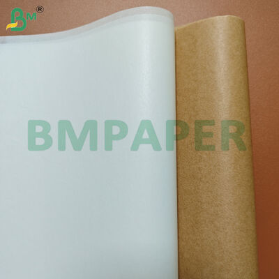White Color Brown Color Two Side Silicone Coated Paper Rolls