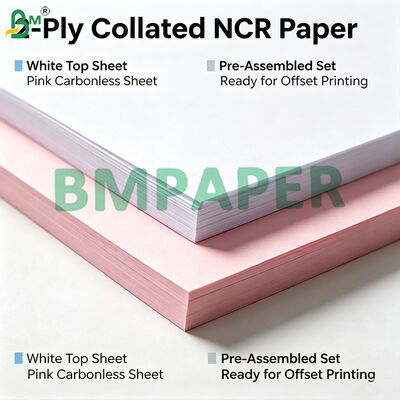 Giấy Carbonless Sắp Xếp Sẵn 2 Liên 3 Liên Giấy Sao Chép NCR A4 Phiếu Hóa Đơn Biên Nhận
